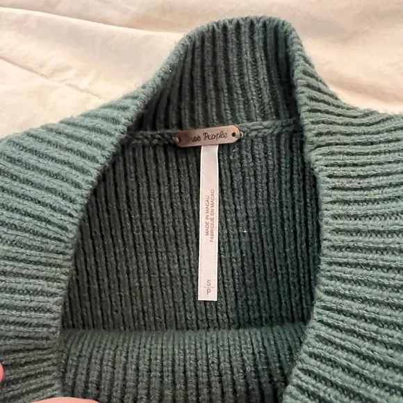 Dark Green Women's Sweater (free people) - Picture 2 of 2
